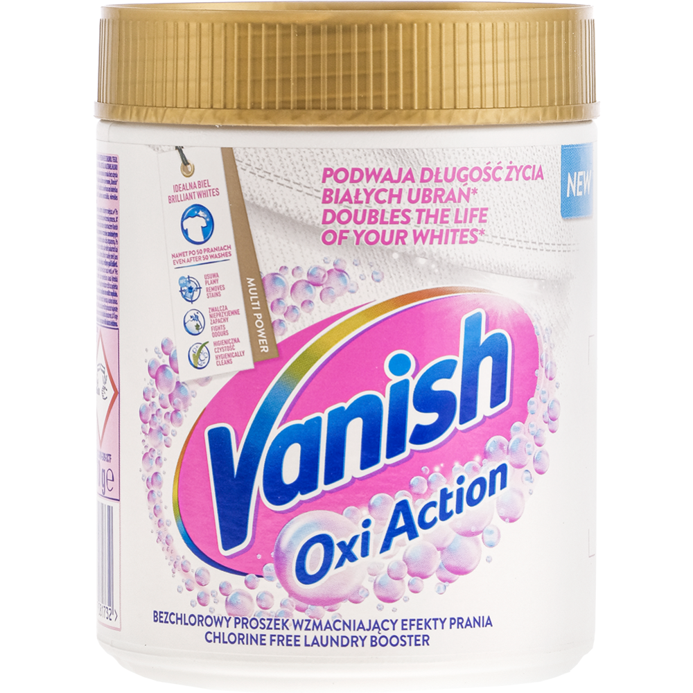 Пятновыводитель «Vanish» Oxi Action White, 470 г #0
