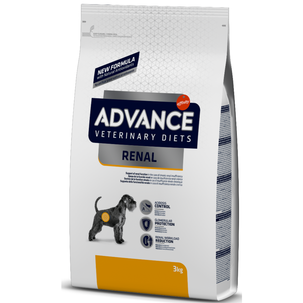 Картинка товара Корм для собак «Advance» VetDiet, при патологии почек, 3 кг