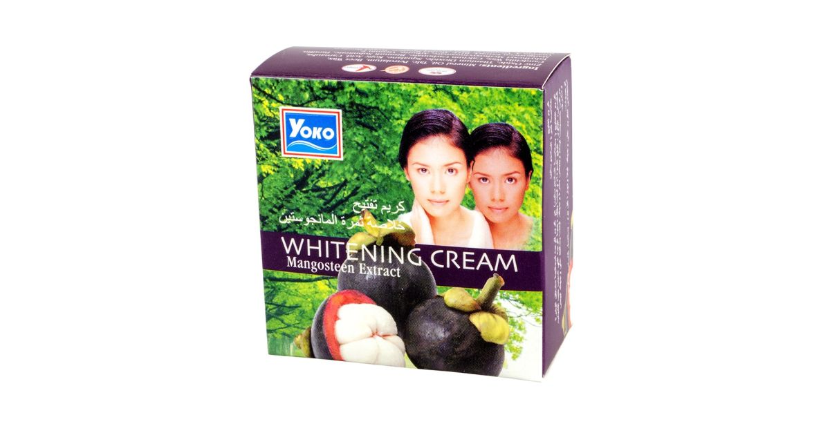 Отбеливающий крем с Мангостином Yoko Whitening Cream Mangosteen Extract 4 гр