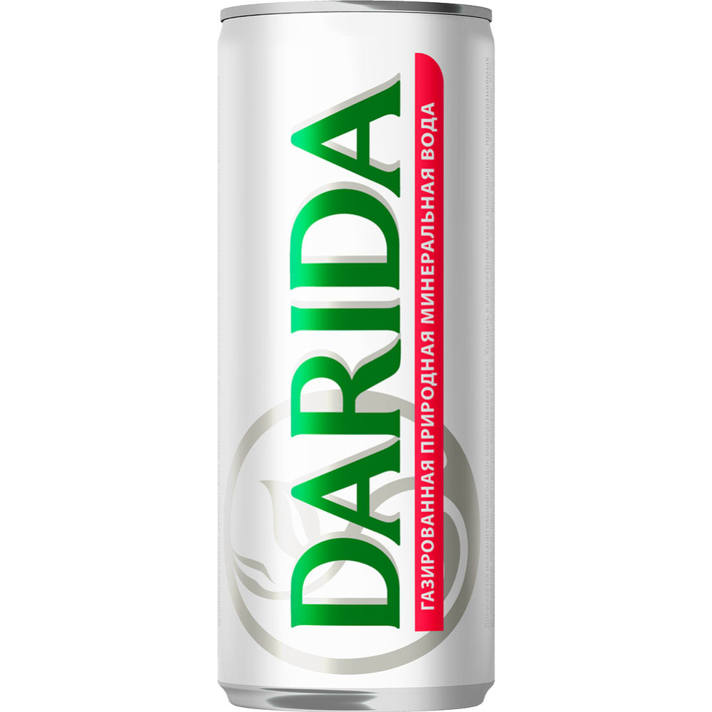 Вода минеральная природная газированная «Darida» лечебно-столовая питьевая, 0.33 л #0