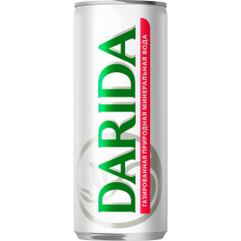 Вода минеральная природная газированная «Darida» лечебно-столовая питьевая, 0.33 л