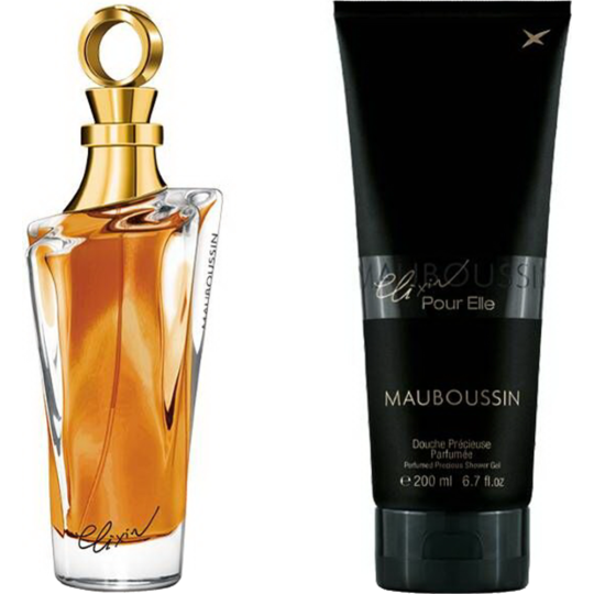 Подарочный набор «Mauboussin» Elixir Pour Elle, парфюмерная вода + гель для душа, 100+200 мл