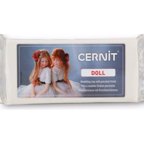 Полимерная глина для лепки кукол  CERNIT DOLL 010 белый 500 гр