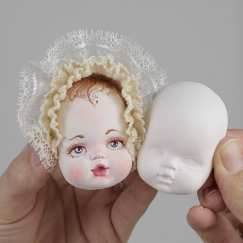 Полимерная глина для лепки кукол  CERNIT DOLL 010 белый 500 гр