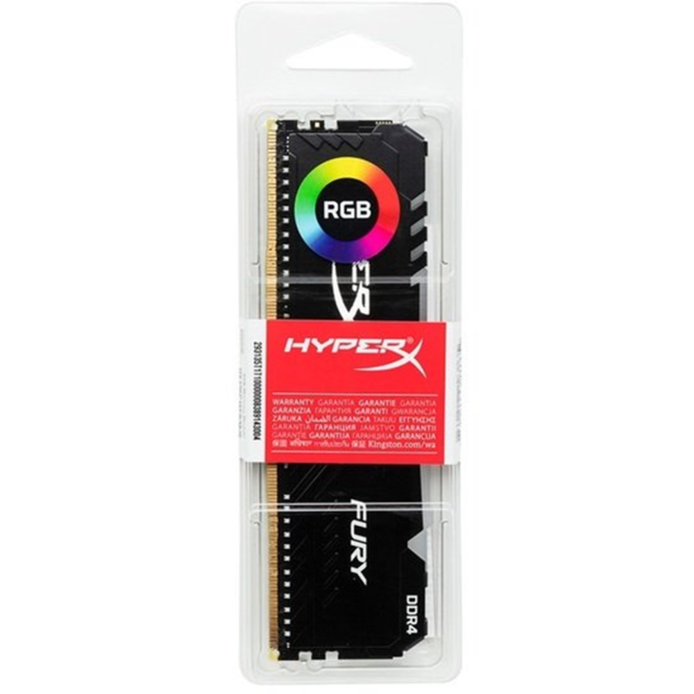 Оперативная память «HyperX» Fury RGB 8GB PC4-27700 HX434C16FB3A/8.