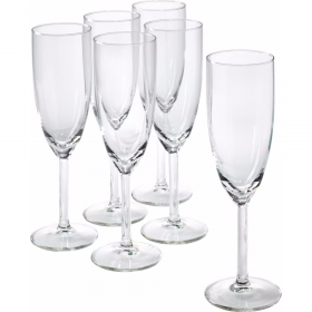 Набор бо­ка­лов для шам­пан­ско­го «Ikea» 210 мл, 6 шт