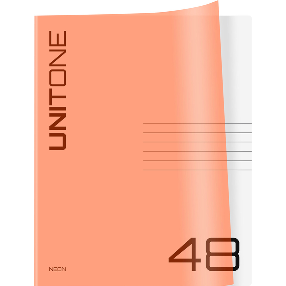 Картинка товара Тетрадь «BG» UniTone. Neon, Т5ск48_пл 12473, А5, клетка, 48 листов
