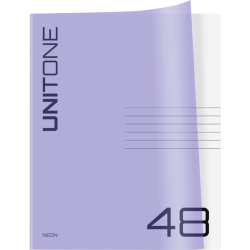 Тет­радь «BG» UniTone. Neon, Т5ск48_пл 12470, А5, клетка, 48 листов