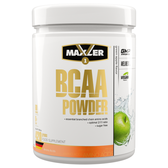 ВСАА Maxler BCAA Powder 2:1:1 Sugar Free 420 g - Green Apple