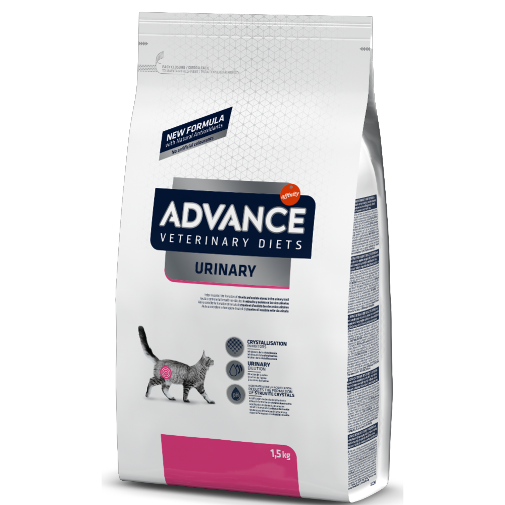 Корм для кошек «Advance» VetDiet Urinary, курица и рис, 1.5 кг