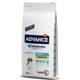 Корм для щенков «Advance» Puppy Sensitive, лосось и рис, 12 кг