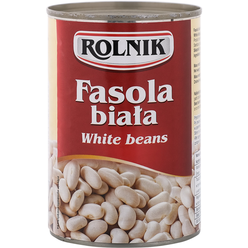 Фасоль «Rolnik» консервированная  белая, 400 г
