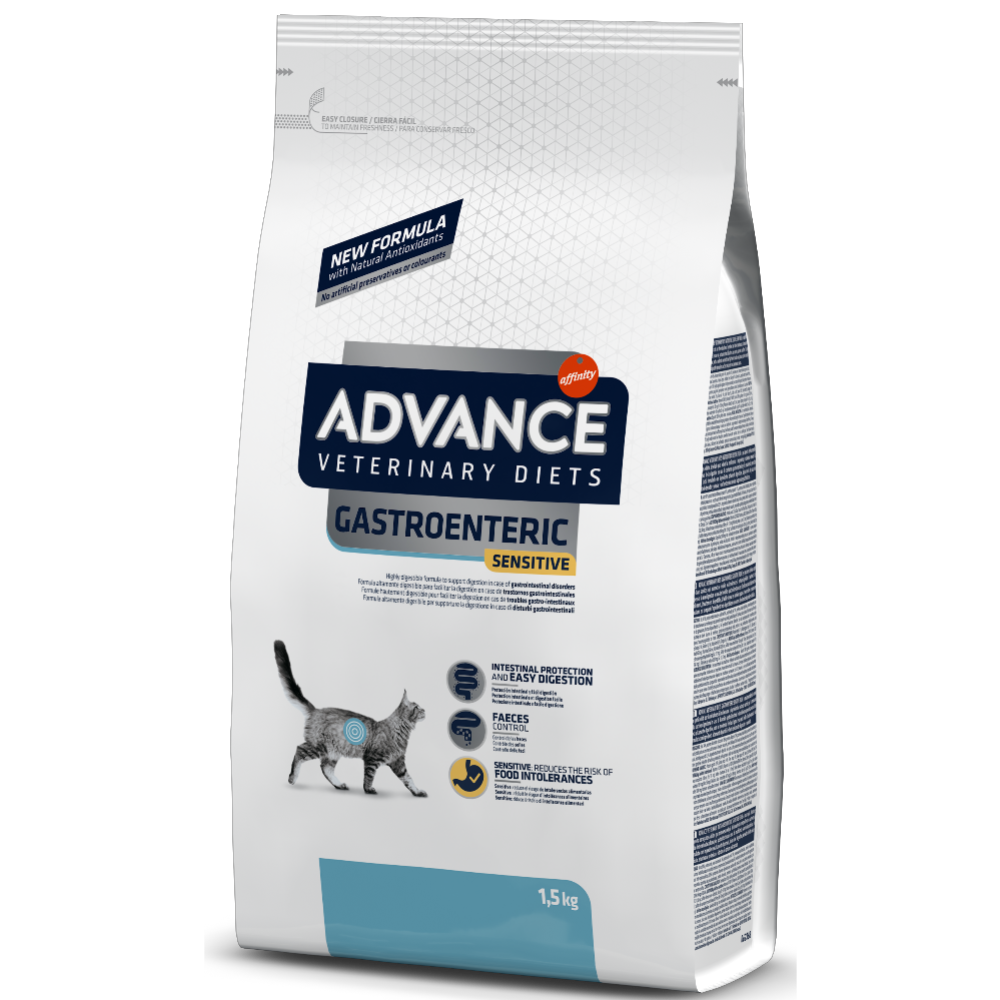 Корм для кошек «Advance» VetDiet, проблемы ЖКТ, 1.5 кг