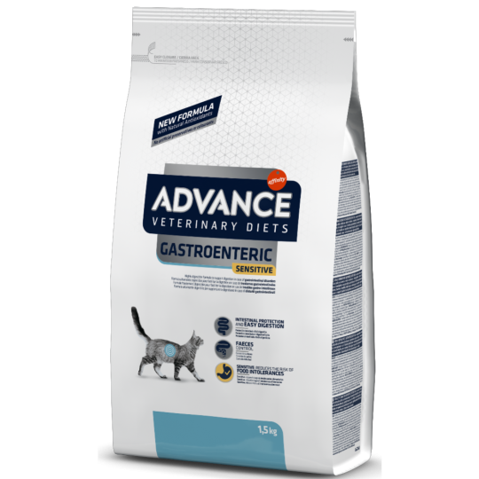 Корм для кошек «Advance» VetDiet, проблемы ЖКТ, 1.5 кг