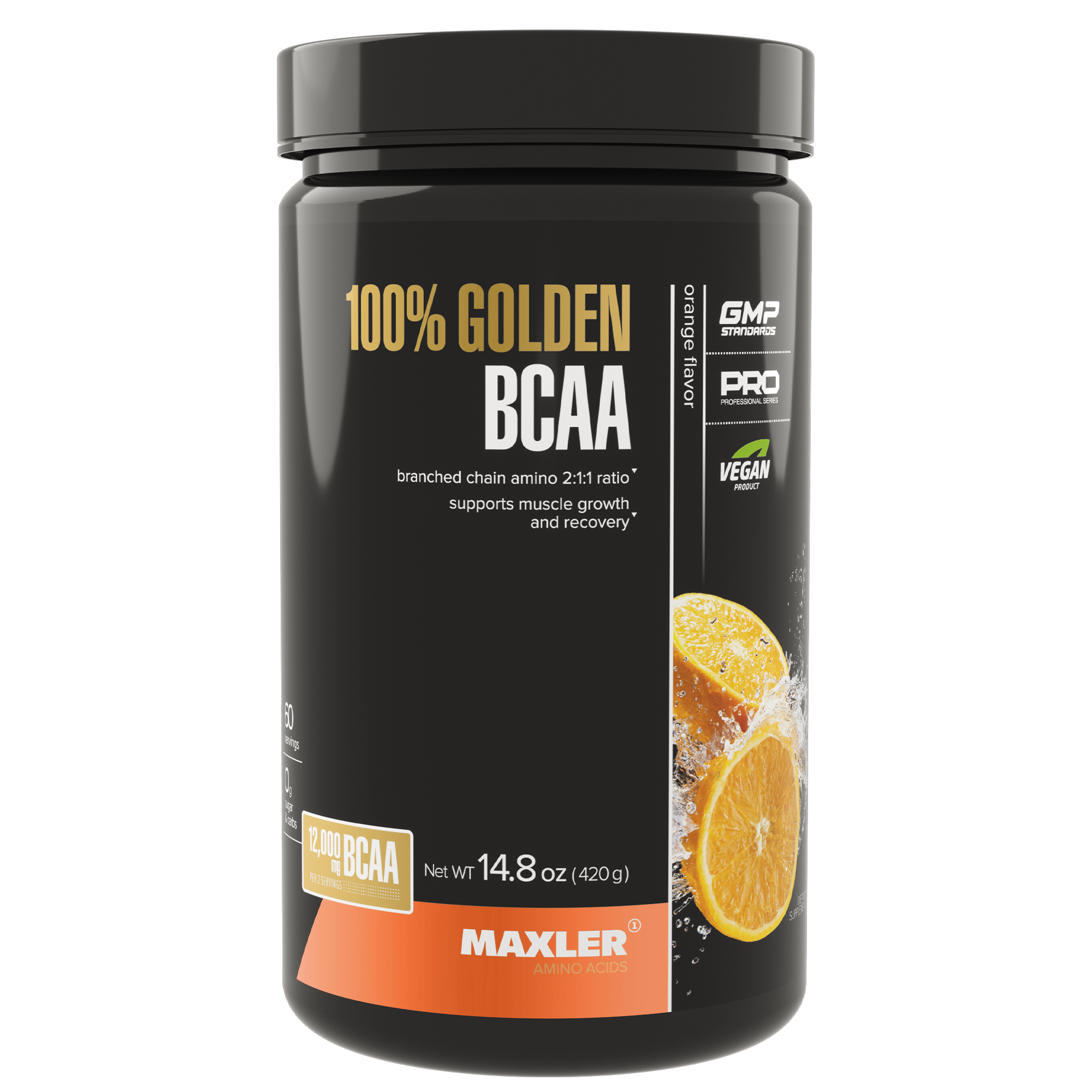 BCAA Maxler 100% Golden BCAA 420 g - Orange