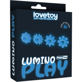 Набор эрекционных колец «LoveToy» Lumino Play Penis Ring, LV343010