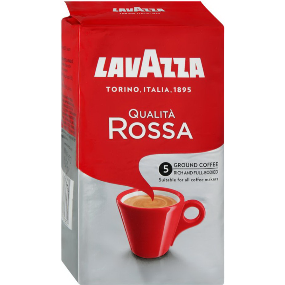 Кофе молотый «Lavazza» Qualita Rossa, Rich and full-bodied, 250 г #0