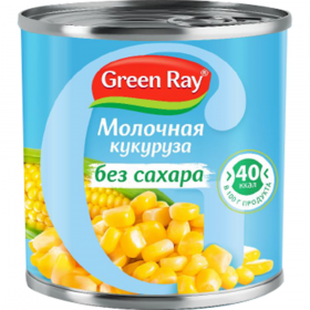 Ку­ку­ру­за кон­сер­ви­ро­ван­ная «Green Ray» 425 мл
