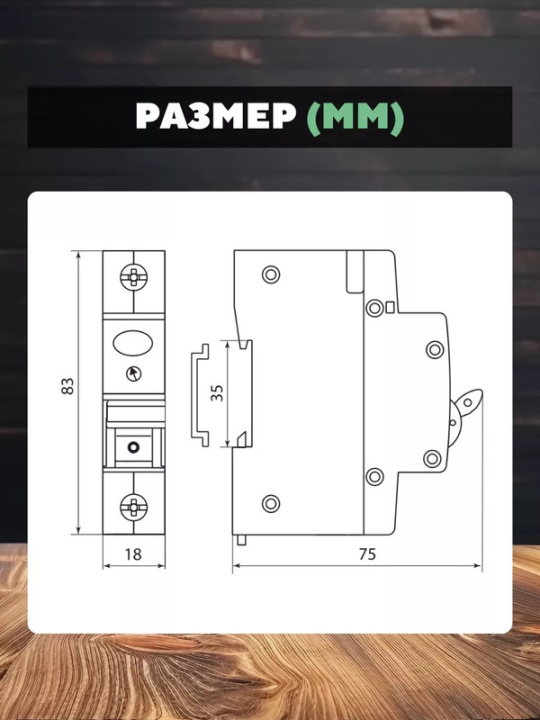 Выключатель нагрузки (2шт) (мини-рубильник) ВН-32 1P 125A TDM SQ0211-0010(2)