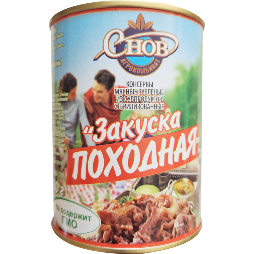 Консервы мясные «Закуска Походная» из субпродуктов, 330 г #0