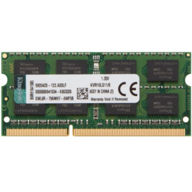 Оперативная память «Kingston» ValueRAM 8GB PC3-12800 KVR16LS11/8.