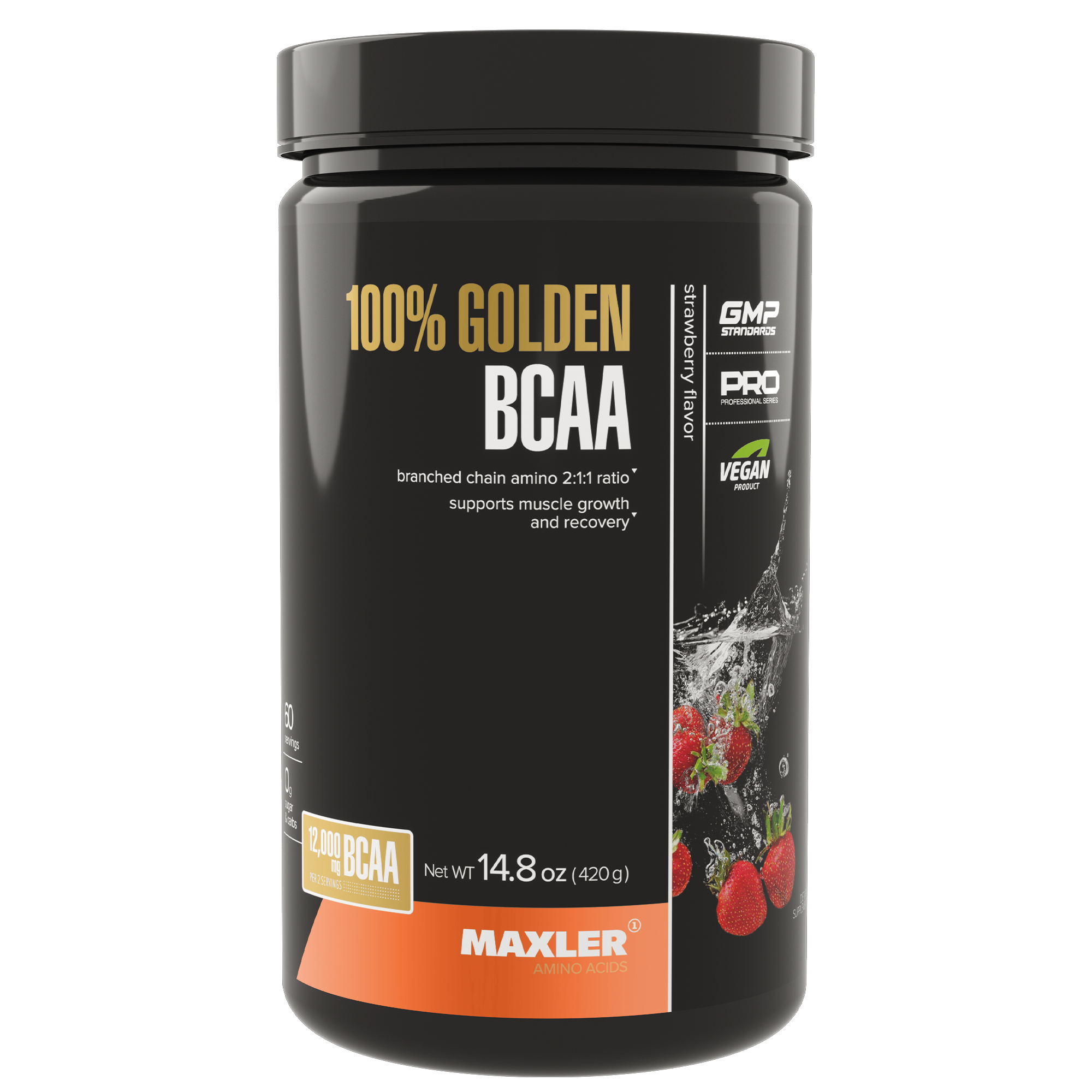 BCAA Maxler 100% Golden BCAA 420 g - Strawberry