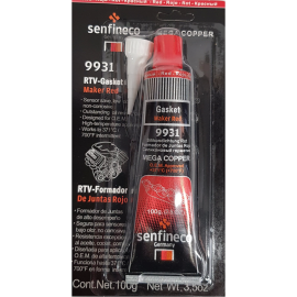 Герметик «Senfineco» RTV Silicone Gasket Maker, 9931, красный, 100 г