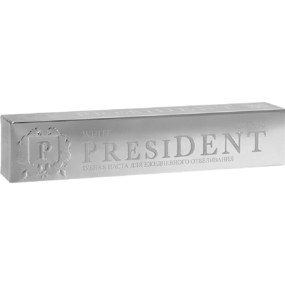 Зубная паста «President» White, 75 г #0