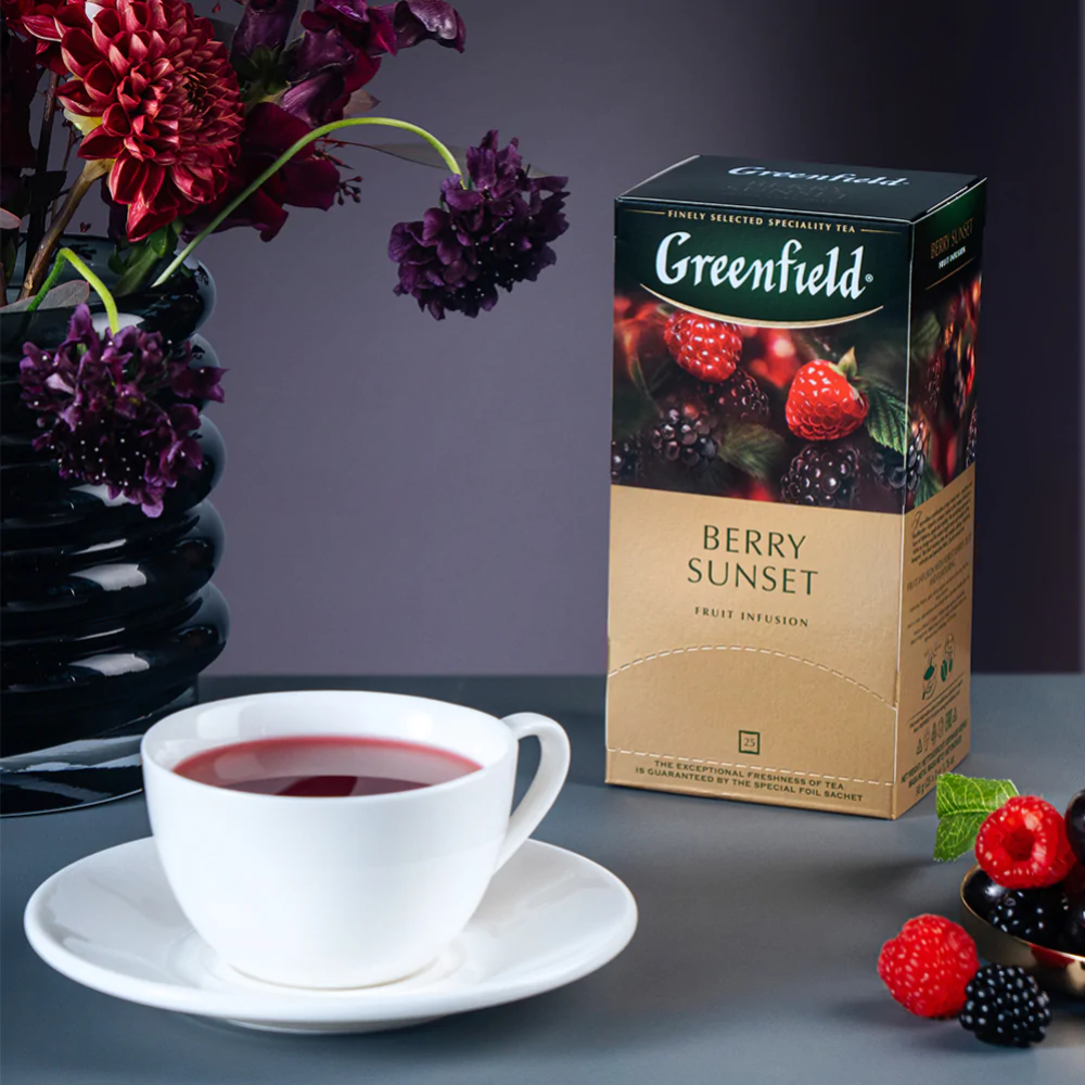 Чайный напиток «Greenfield» Berry Sunset, 25х2 г #1
