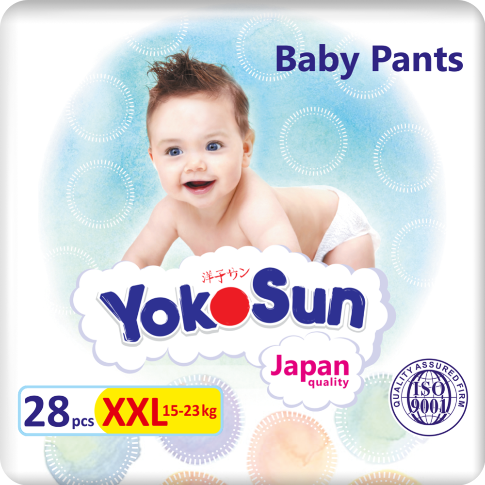 Подгузники-трусики детские «YokoSun» размер XXL, 15-23 кг, 28 шт #0