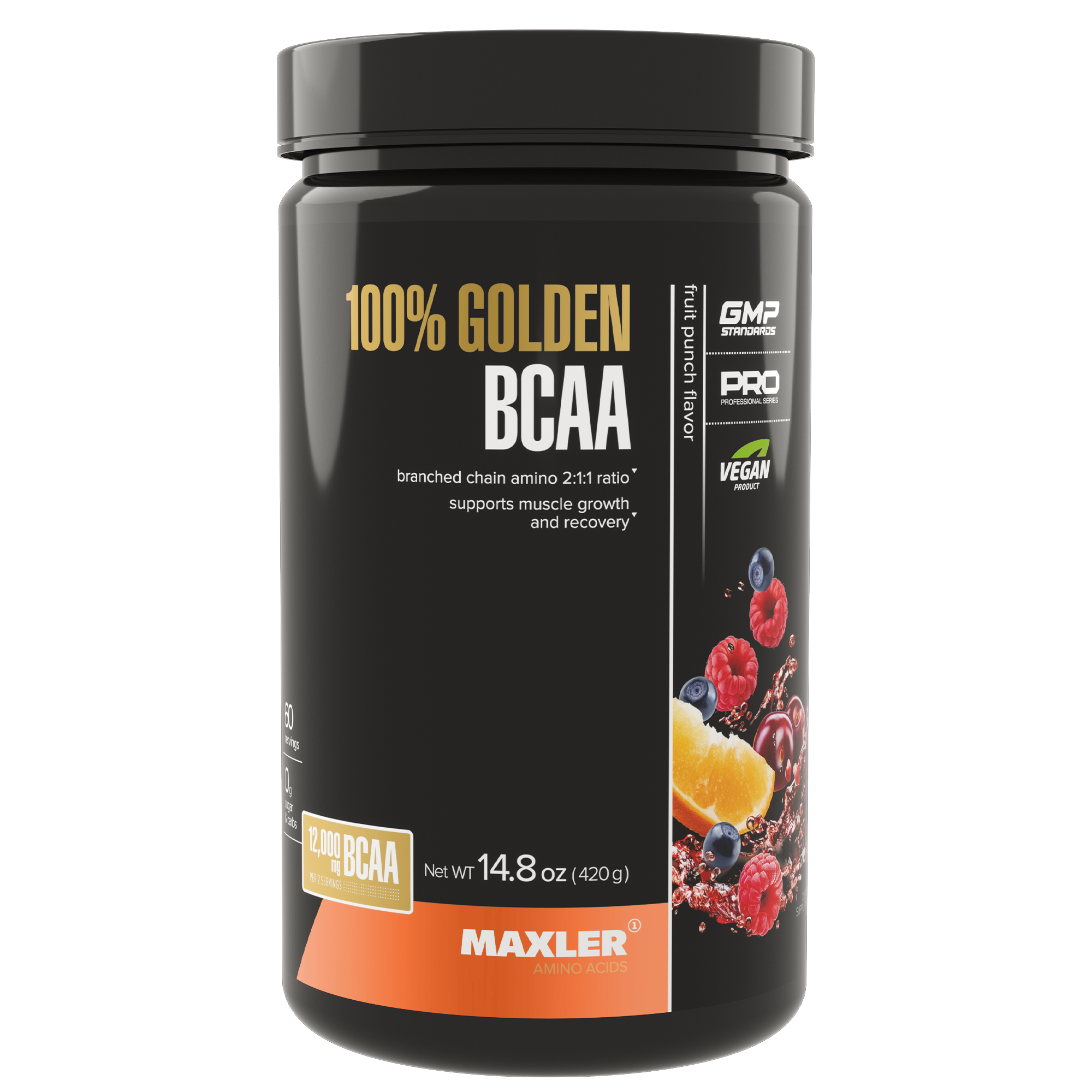 BCAA Maxler 100% Golden BCAA 420 g - Fruit Punch