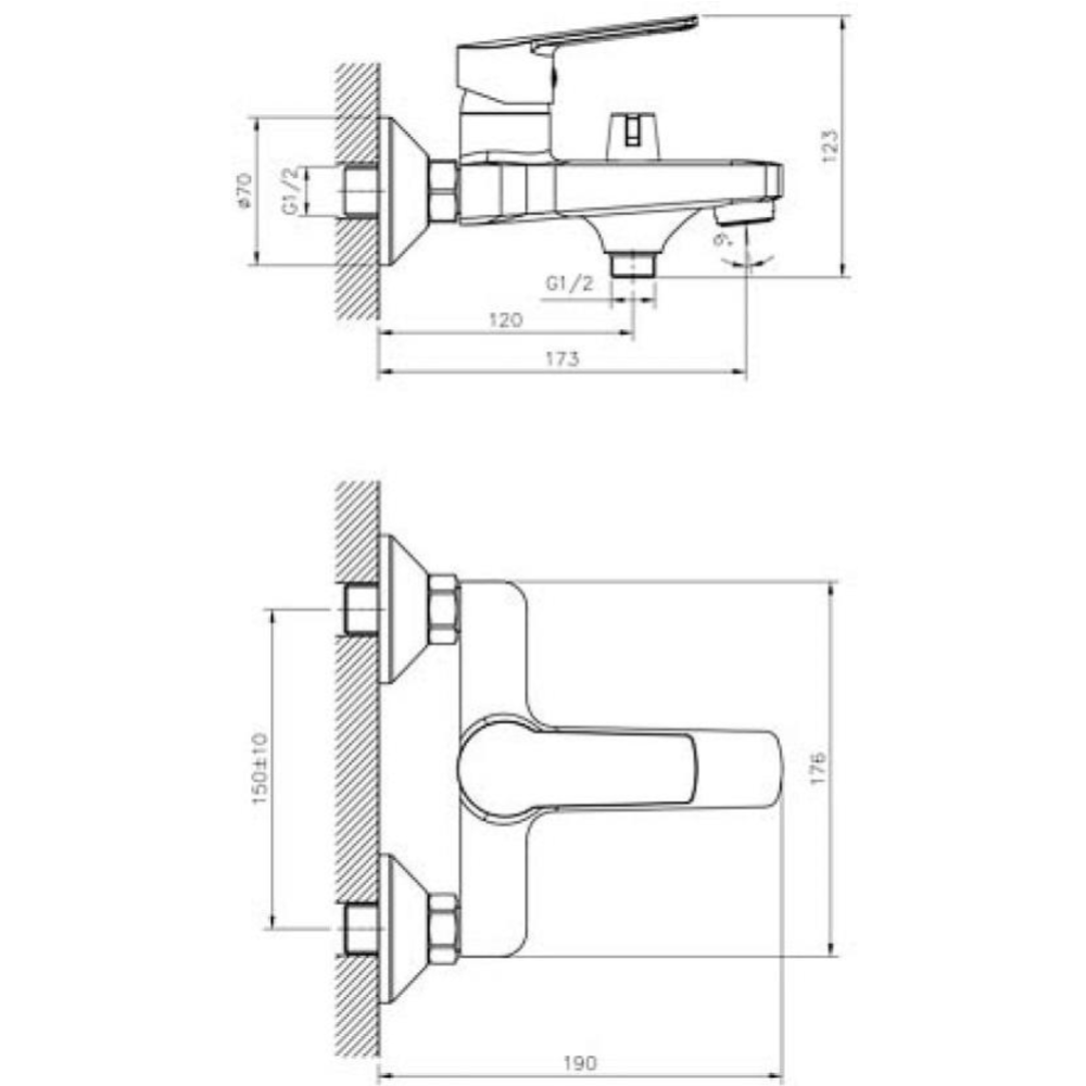 Смеситель «Decoroom» DR22036