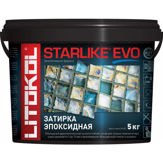 Фуга «Litokol» Starlike Evo S.100, экстра белый, 5 кг