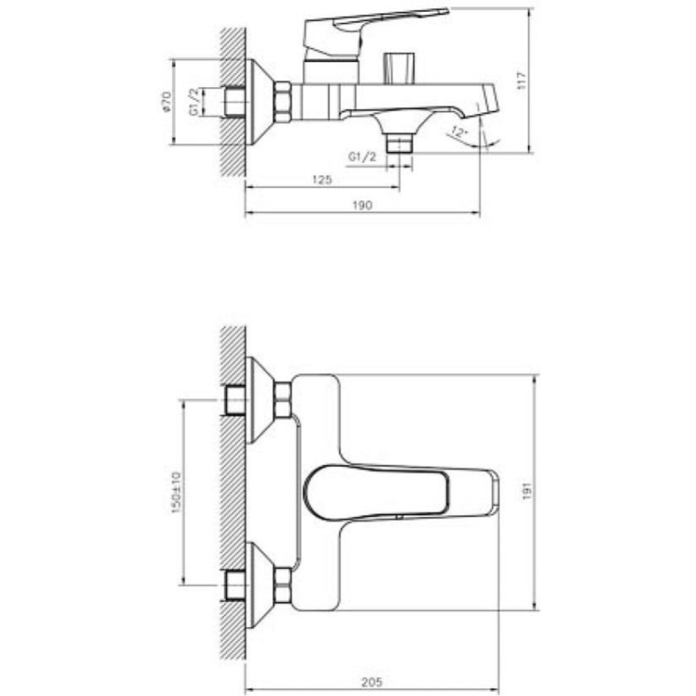 Смеситель «Decoroom» DR23036