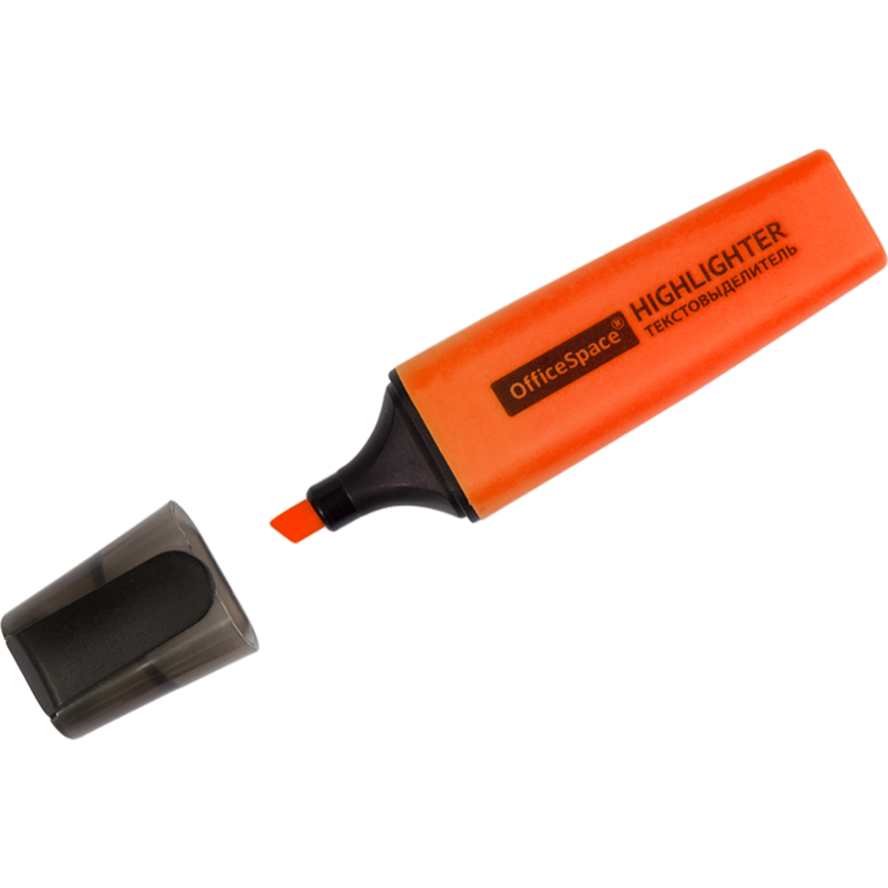 Текстовыделитель «OfficeSpace» 1-5 мм, оранжевый