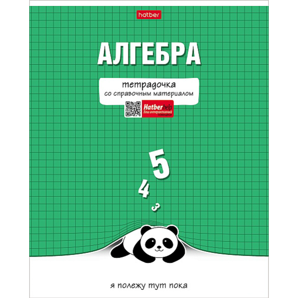 Картинка товара Тетрадь предметная «Hatber» Тетрадочка, Алгебра, клетка, 48Т5лВd1_30583, 48 листов