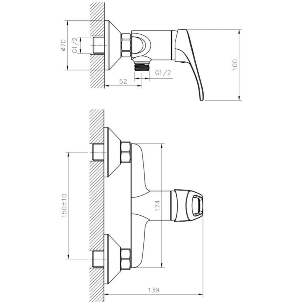 Смеситель «Decoroom» DR21056