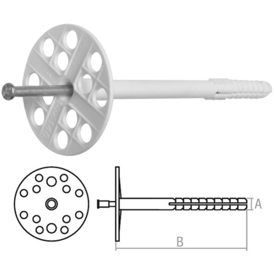 Дюбель для теплоизоляции «Starfix» SMW1-61188-100
