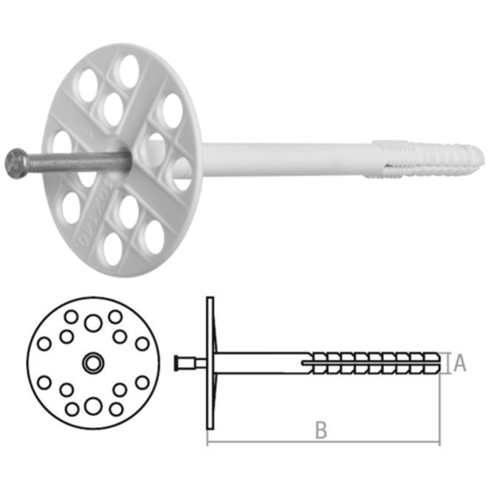 Дюбель для теплоизоляции «Starfix» SMW3-61188-1000