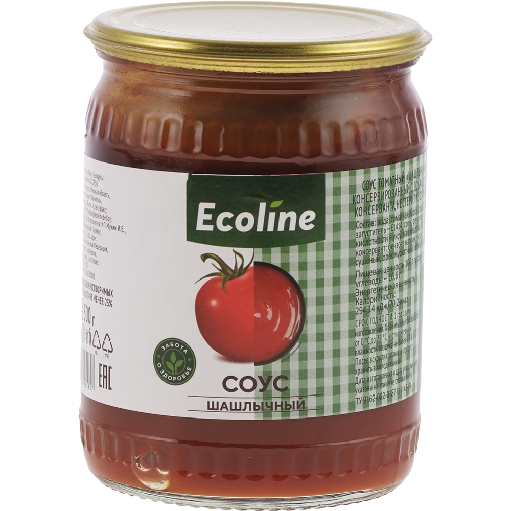Соус томатный «Эколайн» шашлычный, 500 г #0