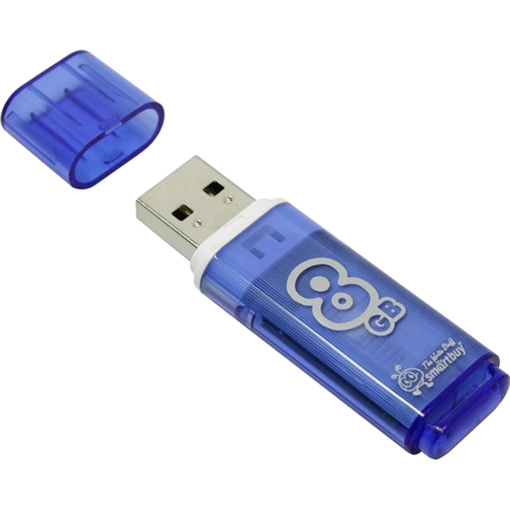 Картинка товара USB-накопитель «Smartbuy» SB8GBGS-B GlossyS, Blue