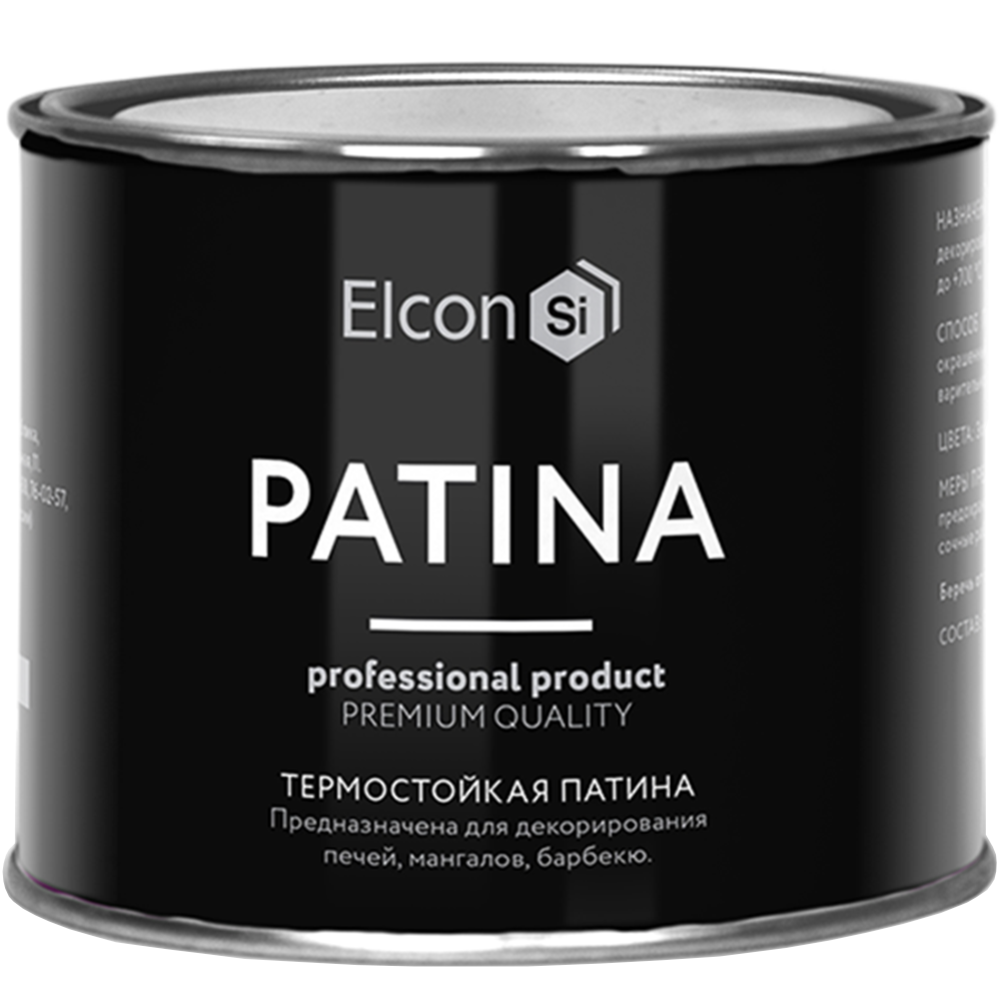 Краска «Elcon» Patina, термостойкая, красная медь, 0.2 кг