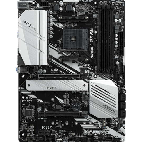 Материнская плата «ASRock» X570 PRO4