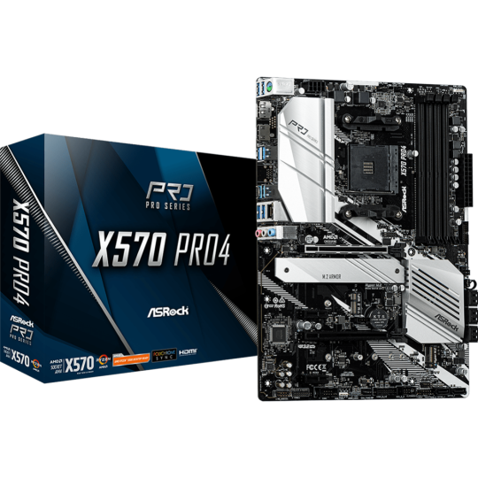 Материнская плата «ASRock» X570 PRO4