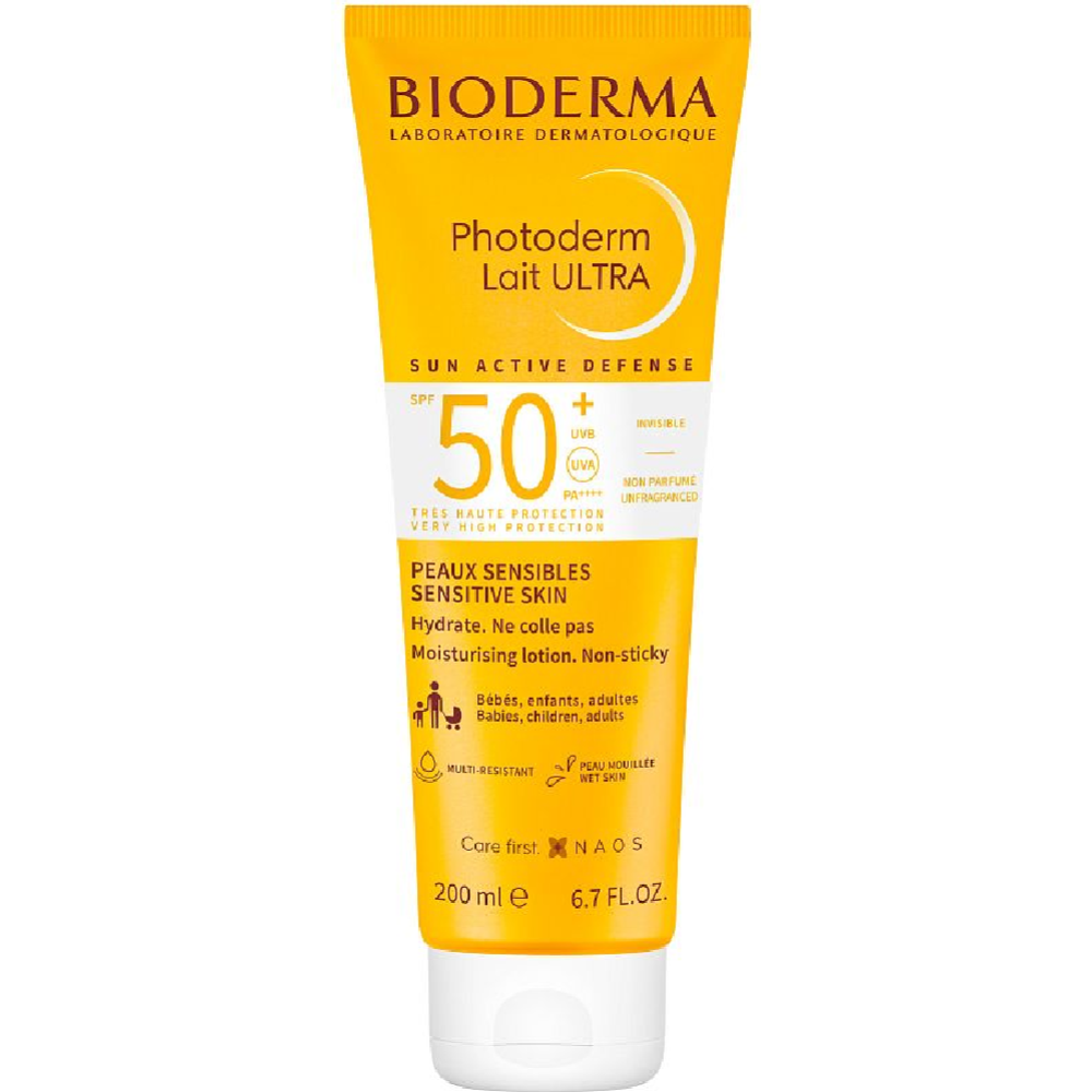 Солнцезащитное молочко «Bioderma» Photoderm Lait Ultra SPF50+, 200 мл