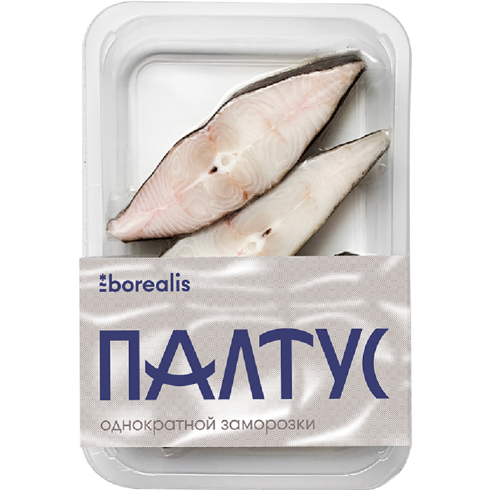 Палтус си­не­ко­рый «Borealis» стейк, мо­ро­же­ный, 400 г