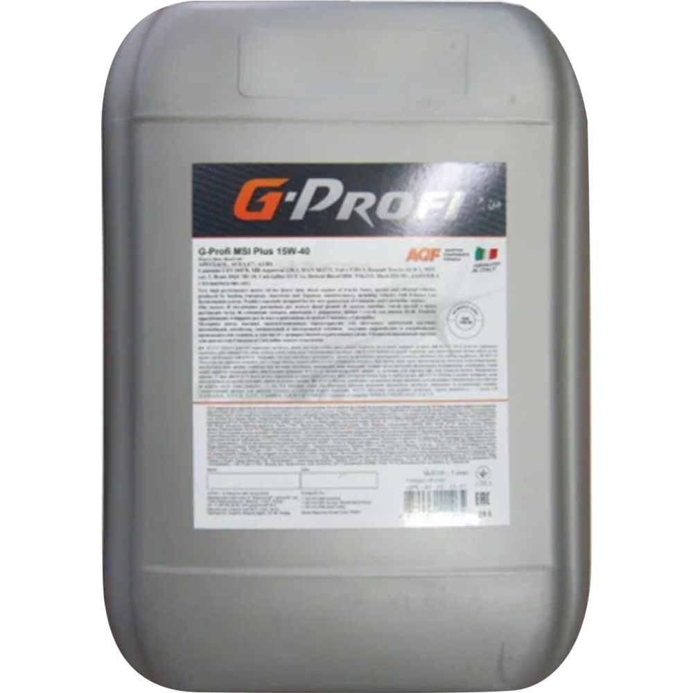 Картинка товара Моторное масло «G-Energy» G-Profi MSI Plus 15W-40, 253130036, 20 л