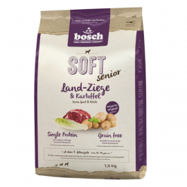 Полувлажный корм для пожилых собак  Bosch SOFT Senior (Бош Софт Коза с картофелем) 2,5кг