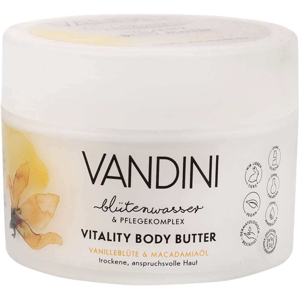 Масло для тела «Vandini» Цветок Ванили и Масло Макадамии, 200 мл