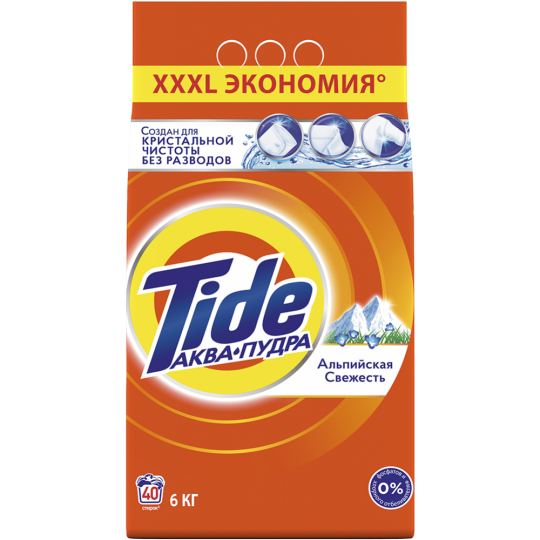 Стиральный порошок «Tide» Альпийская Свежесть, 6 кг